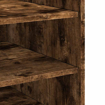 Comodino Rovere Fumo 45x50x50 cm in Truciolato | homemem39
