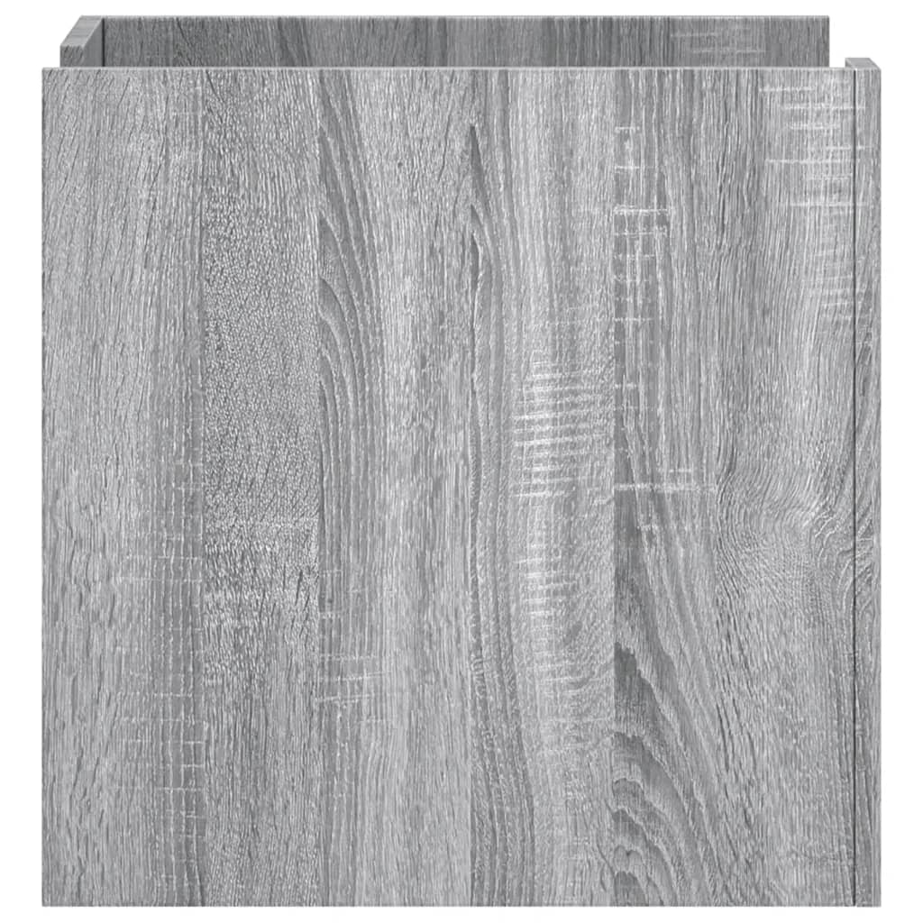 Comodino Grigio Sonoma 45x50x50 cm in Truciolato | homemem39