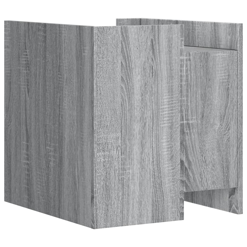 Comodino Grigio Sonoma 45x50x50 cm in Truciolato | homemem39