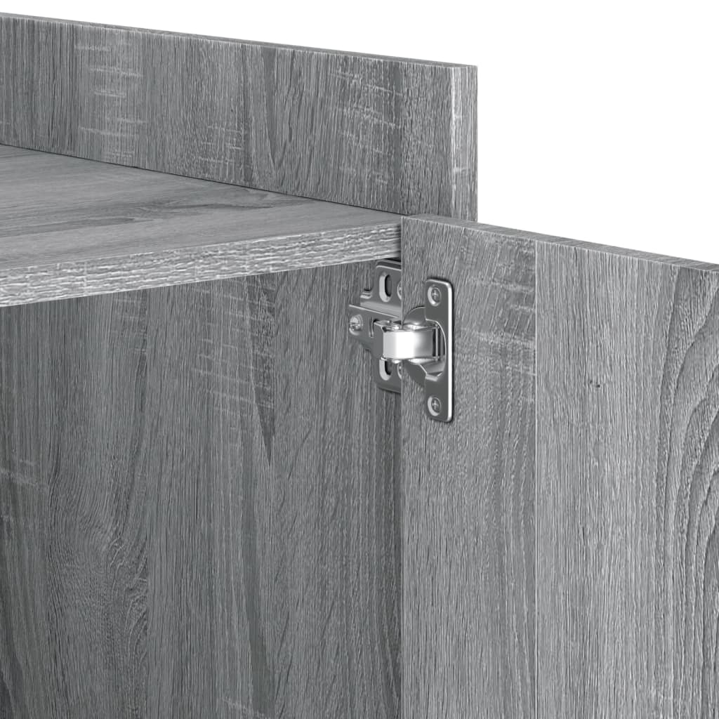 Comodino Grigio Sonoma 45x50x50 cm in Truciolato | homemem39