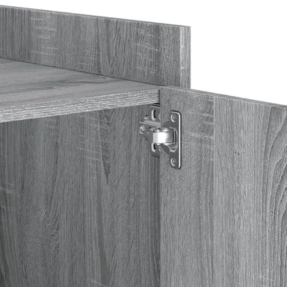 Comodino Grigio Sonoma 45x50x50 cm in Truciolato | homemem39