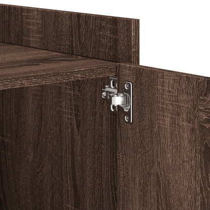 Comodino Rovere Marrone 45x50x50 cm in Truciolato