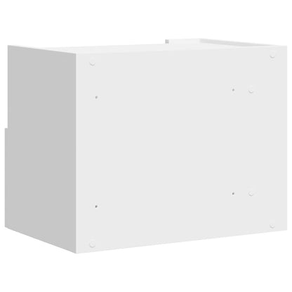 Comodini a Muro 2 pz Bianchi 45x30x35 cm - homemem39