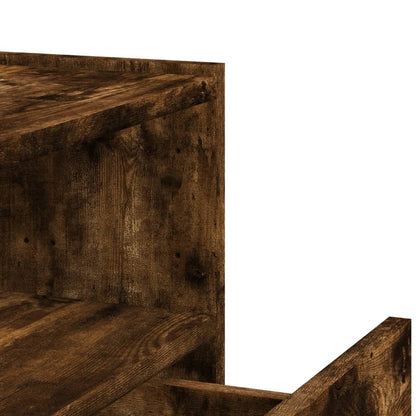 Comodino a Muro Rovere Fumo 45x30x35 cm | homemem39