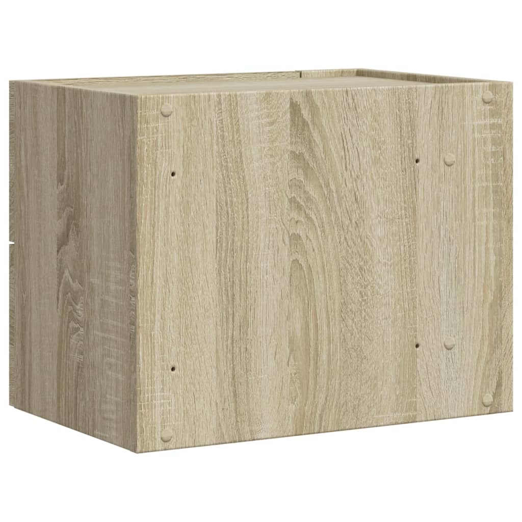 Comodino a Muro Rovere Sonoma 45x30x35 cm | homemem39