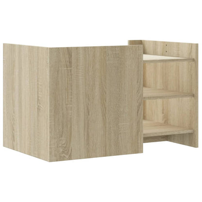 Tavolino da Salotto Rovere Sonoma 80x50x50 cm Legno Multistrato