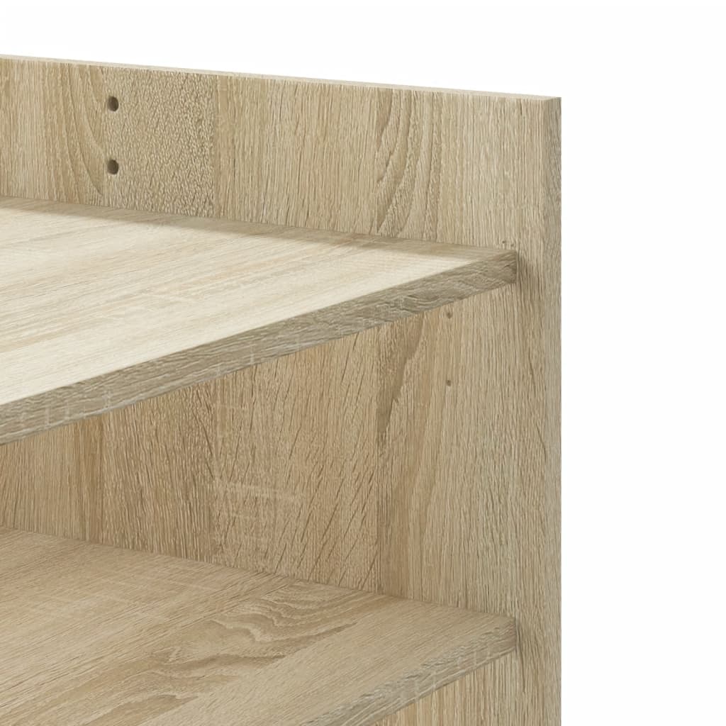 Tavolino da Salotto Rovere Sonoma 80x50x50 cm Legno Multistrato