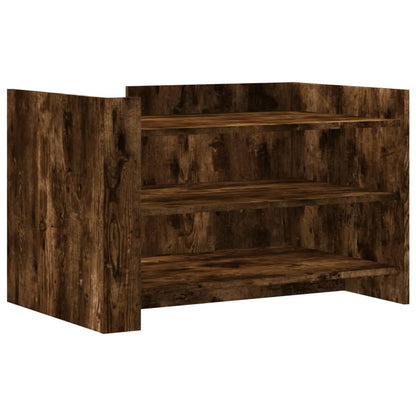 Tavolino da Salotto Rovere Fumo 80x50x50cm in Legno Multistrato | homemem39