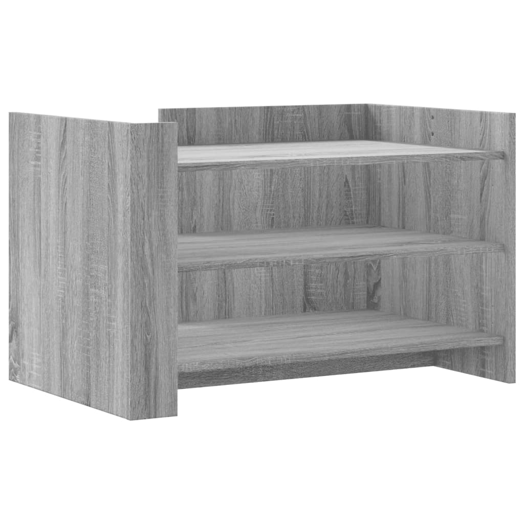 Tavolino Salotto Grigio Sonoma 80x50x50 cm Legno Multistrato | homemem39