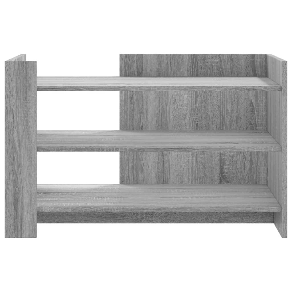 Tavolino Salotto Grigio Sonoma 80x50x50 cm Legno Multistrato