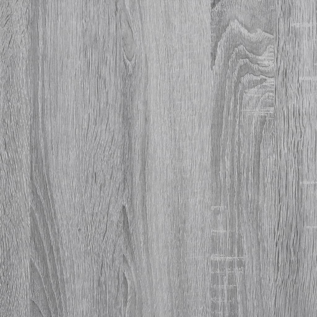 Tavolino Salotto Grigio Sonoma 80x50x50 cm Legno Multistrato