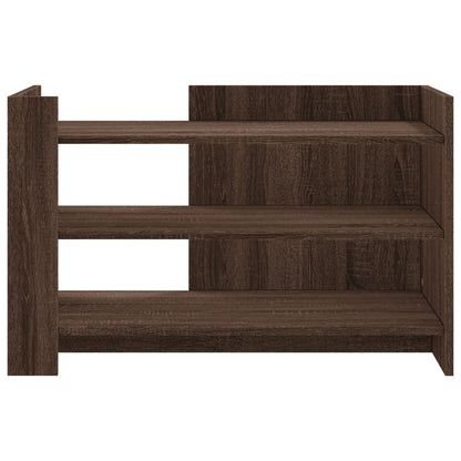 Tavolino da Salotto Rovere Marrone 80x50x50cm Legno Multistrato
