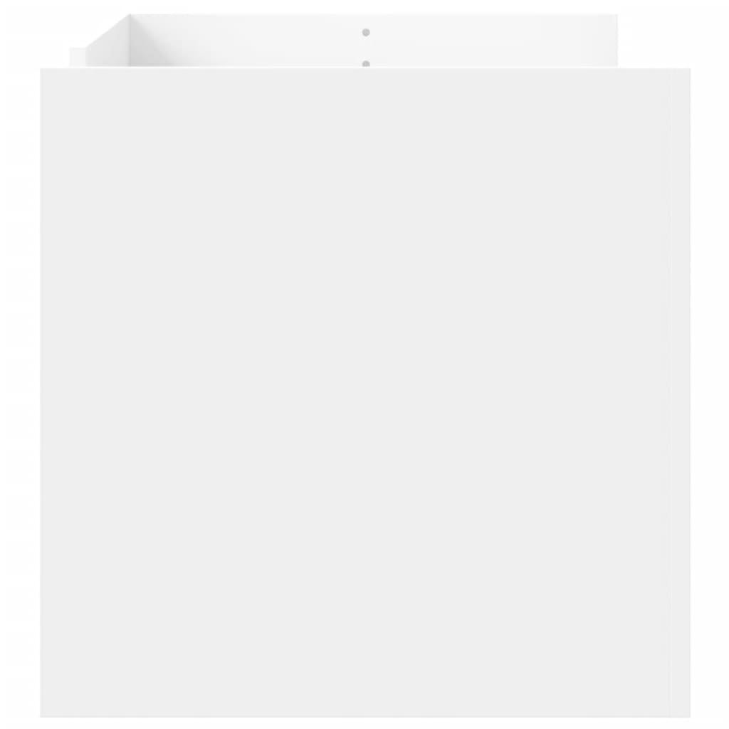 Tavolino da Salotto Bianco 100x50x50 cm in Legno Multistrato | homemem39