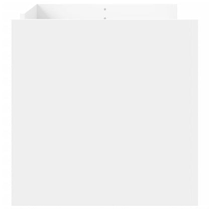Tavolino da Salotto Bianco 100x50x50 cm in Legno Multistrato | homemem39
