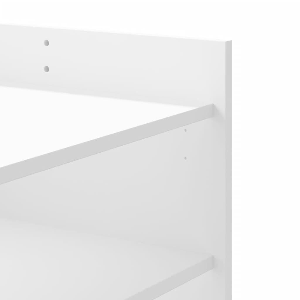 Tavolino da Salotto Bianco 100x50x50 cm in Legno Multistrato | homemem39