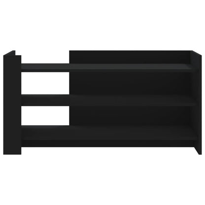 Tavolino da Salotto Nero 100x50x50 cm Legno Multistrato