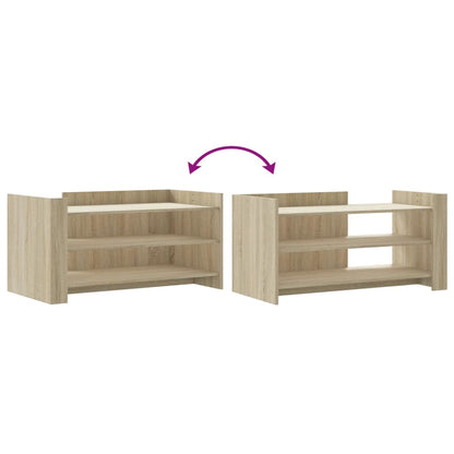 Tavolino Salotto Rovere Sonoma 100x50x50cm in Legno Multistrato
