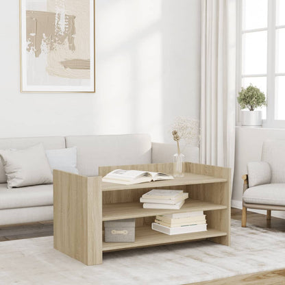 Tavolino Salotto Rovere Sonoma 100x50x50cm in Legno Multistrato | homemem39