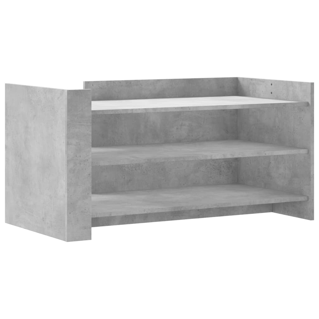 Tavolino Salotto Grigio Cemento 100x50x50 cm Legno Multistrato