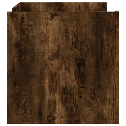 Tavolino Salotto Rovere Fumo 100x50x50 cm in Legno Multistrato | homemem39