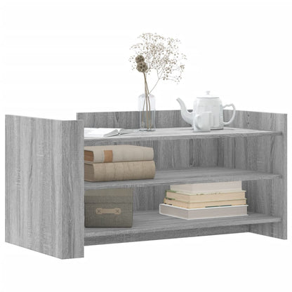 Tavolino Salotto Grigio Sonoma 100x50x50 cm Legno Multistrato | homemem39