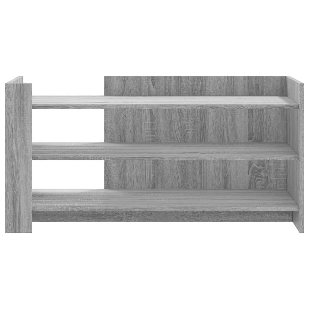 Tavolino Salotto Grigio Sonoma 100x50x50 cm Legno Multistrato