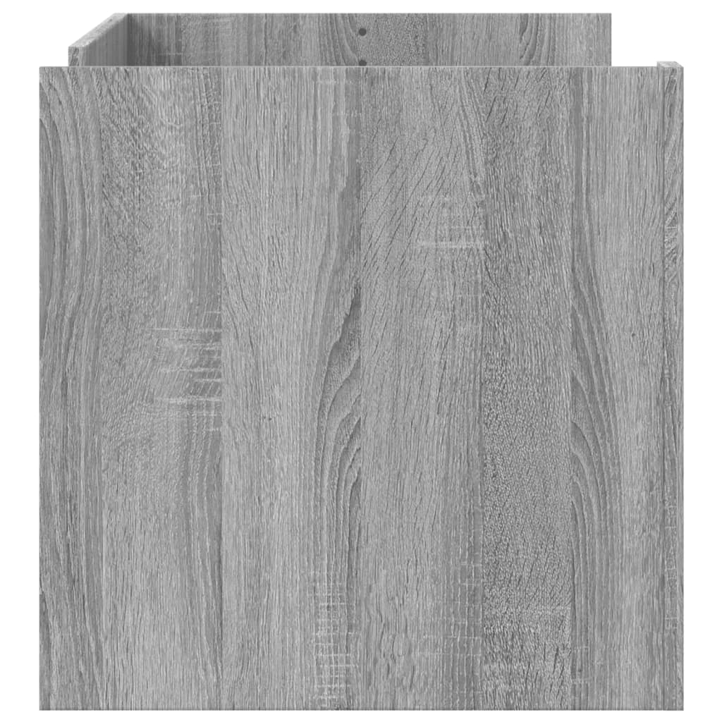 Tavolino Salotto Grigio Sonoma 100x50x50 cm Legno Multistrato