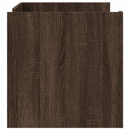 Tavolino Salotto Rovere Marrone 100x50x50 cm Legno Multistrato