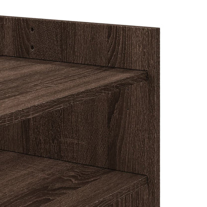 Tavolino Salotto Rovere Marrone 100x50x50 cm Legno Multistrato