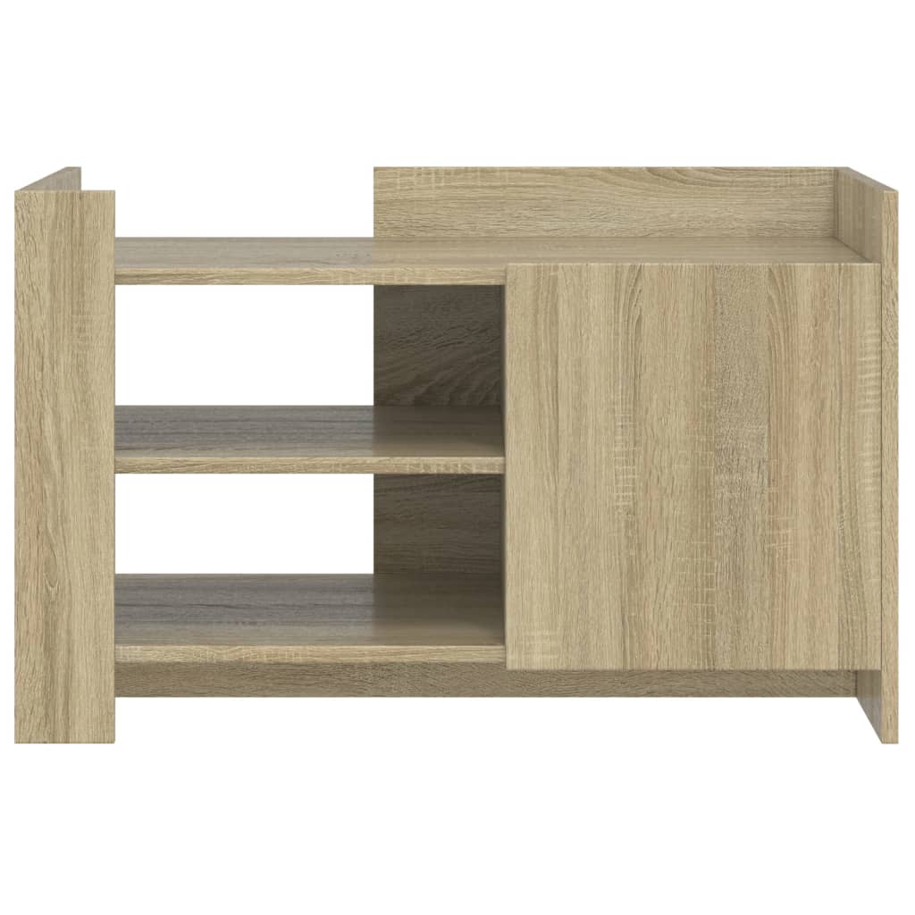 Tavolino da Salotto Rovere Sonoma 80x50x50 cm Legno Multistrato