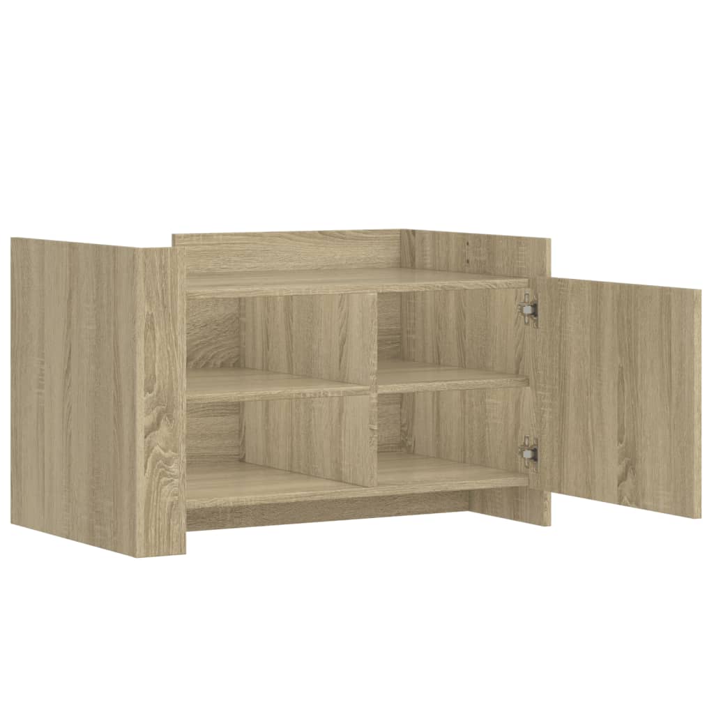Tavolino da Salotto Rovere Sonoma 80x50x50 cm Legno Multistrato