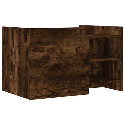 Tavolino da Salotto Rovere Fumo 80x50x50cm in Legno Multistrato | homemem39