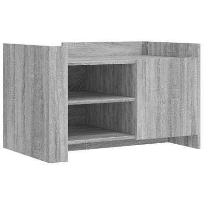 Tavolino Salotto Grigio Sonoma 80x50x50 cm Legno Multistrato
