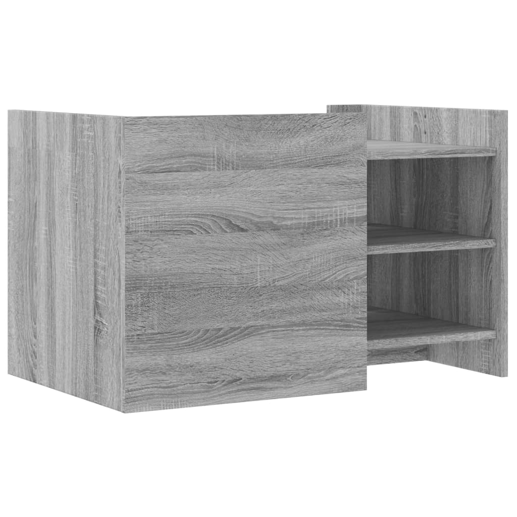 Tavolino Salotto Grigio Sonoma 80x50x50 cm Legno Multistrato | homemem39