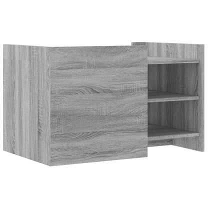 Tavolino Salotto Grigio Sonoma 80x50x50 cm Legno Multistrato | homemem39