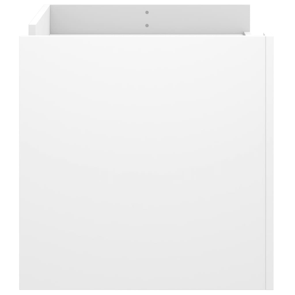 Tavolino da Salotto Bianco 100x50x50 cm in Legno Multistrato | homemem39