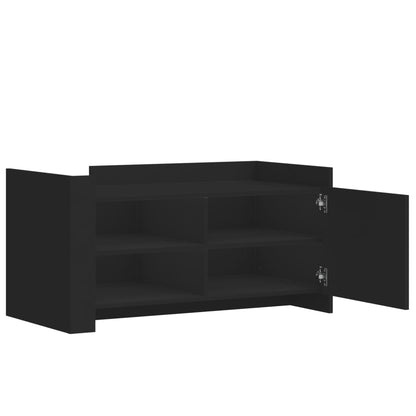 Tavolino da Salotto Nero 100x50x50 cm Legno Multistrato