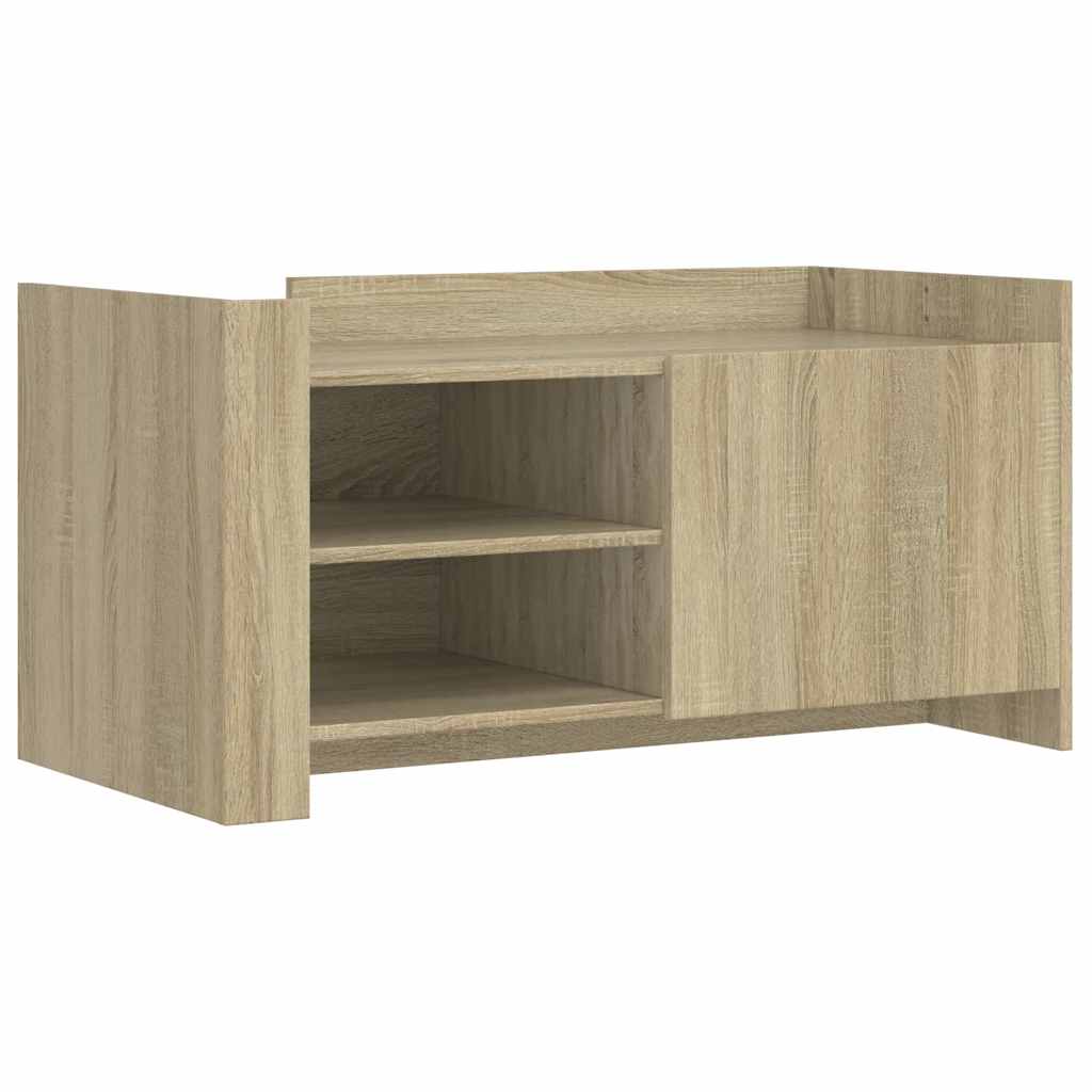 Tavolino Salotto Rovere Sonoma 100x50x50cm in Legno Multistrato | homemem39