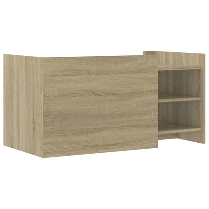 Tavolino Salotto Rovere Sonoma 100x50x50cm in Legno Multistrato | homemem39