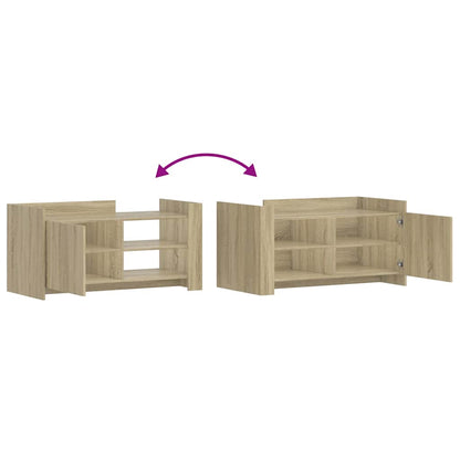 Tavolino Salotto Rovere Sonoma 100x50x50cm in Legno Multistrato