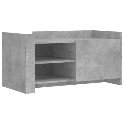Tavolino Salotto Grigio Cemento 100x50x50 cm Legno Multistrato