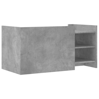Tavolino Salotto Grigio Cemento 100x50x50 cm Legno Multistrato
