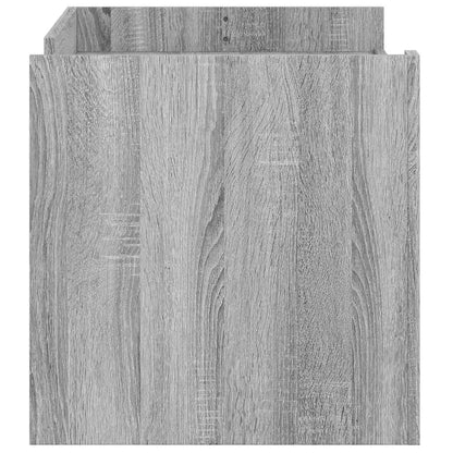 Tavolino Salotto Grigio Sonoma 100x50x50 cm Legno Multistrato