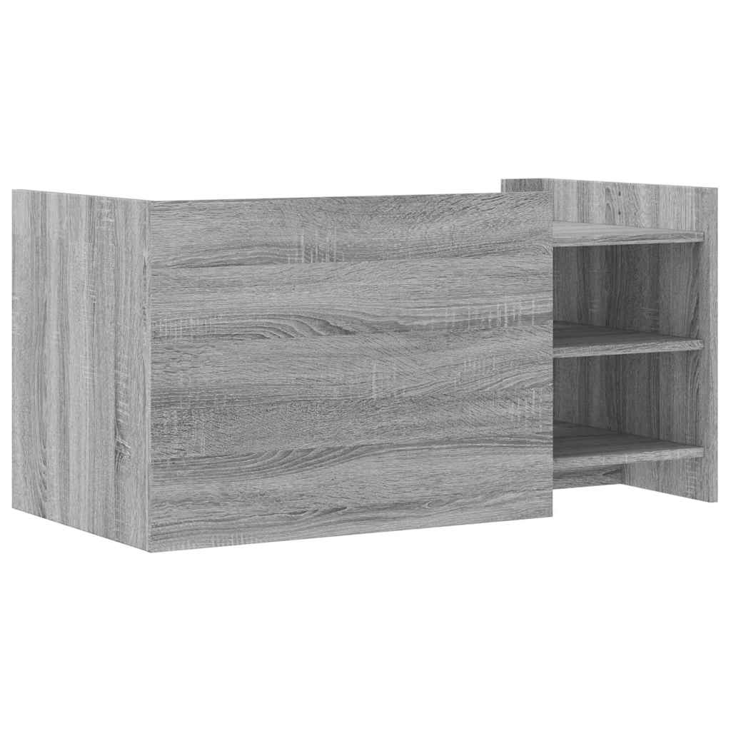 Tavolino Salotto Grigio Sonoma 100x50x50 cm Legno Multistrato | homemem39
