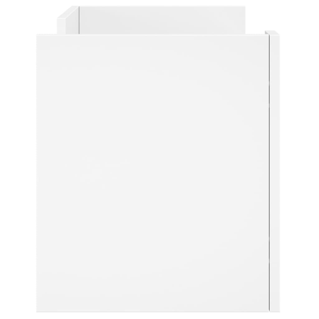 Mobile Porta TV Bianco 80x35x40 cm in Legno Multistrato - homemem39