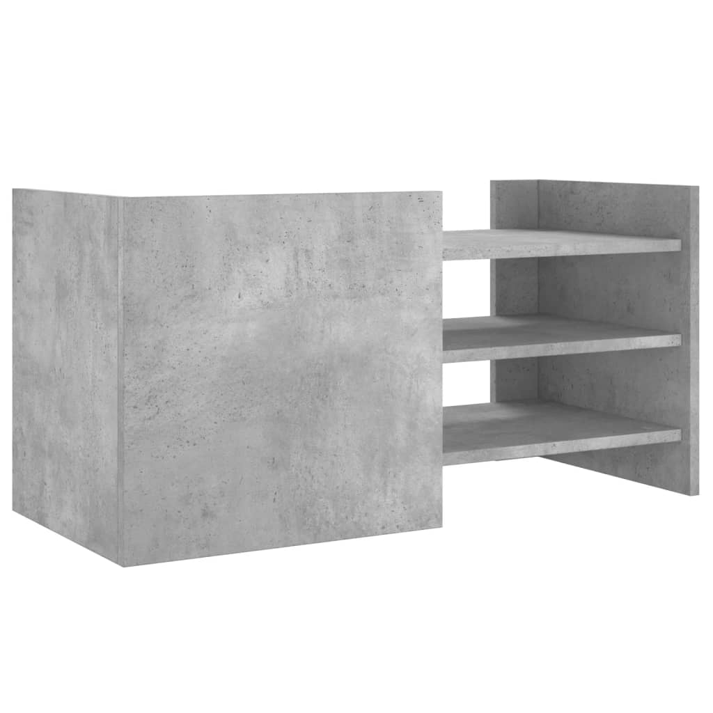 Mobile per TV Grigio Cemento 80x35x40 cm Legno Multistrato - homemem39
