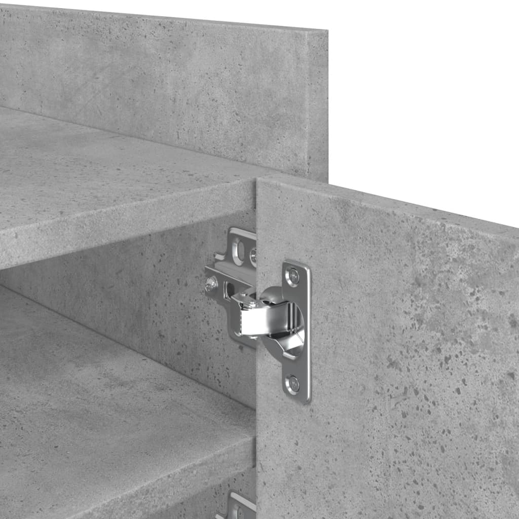Mobile per TV Grigio Cemento 80x35x40 cm Legno Multistrato - homemem39