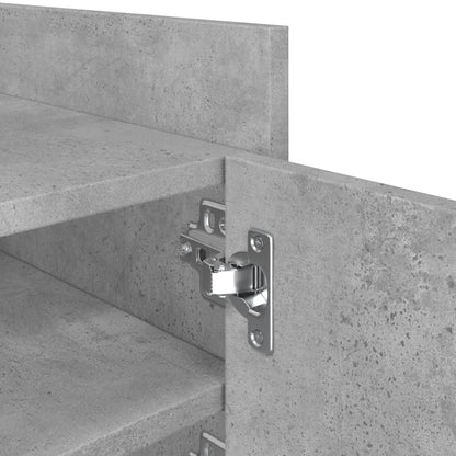 Mobile per TV Grigio Cemento 80x35x40 cm Legno Multistrato - homemem39