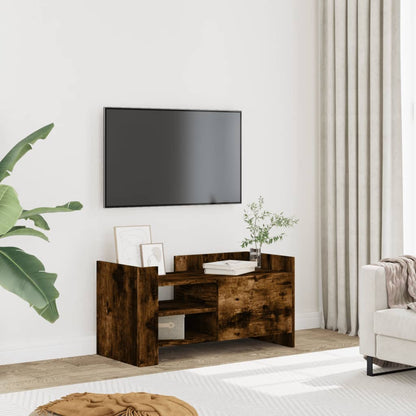 Mobile Porta TV Rovere Fumo 80x35x40 cm in Legno Multistrato - homemem39