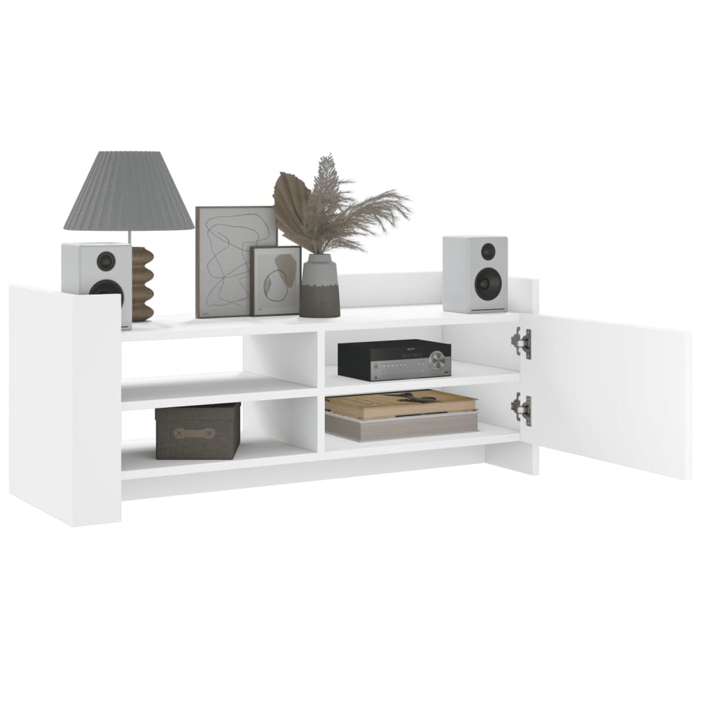 Mobile Porta TV Bianco 100x35x40 cm in Legno Multistrato - homemem39